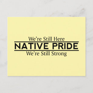 Native Pride Still Here Still Strong Postcards