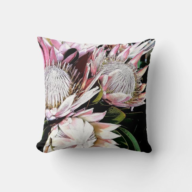 Native Queen Protea Cushion (Front)