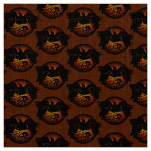 Native Raven Art Fabric Raven Crow Tribal Fabrics