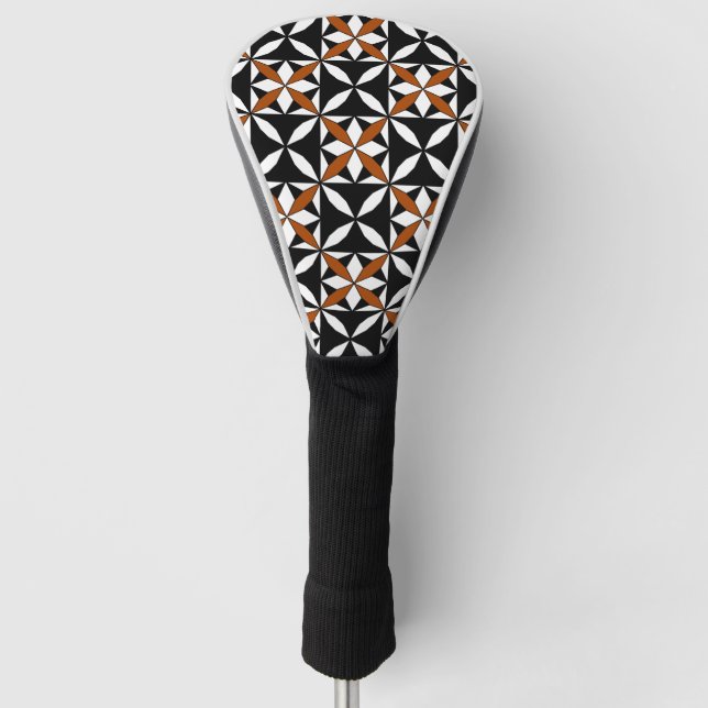 Native Snowflakes Golf Head Cover (Front)