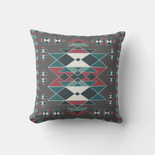 Native Southwestern Indian Art Blanket Design Cushion