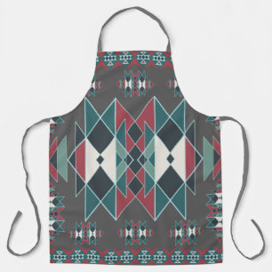 Native Southwestern Triangle Pattern  Apron