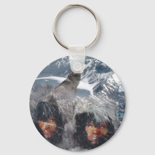 Native Spirit in Alaska Key Ring