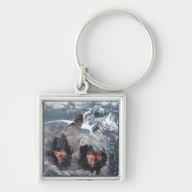 Native Spirit in Alaska Key Ring (Front)