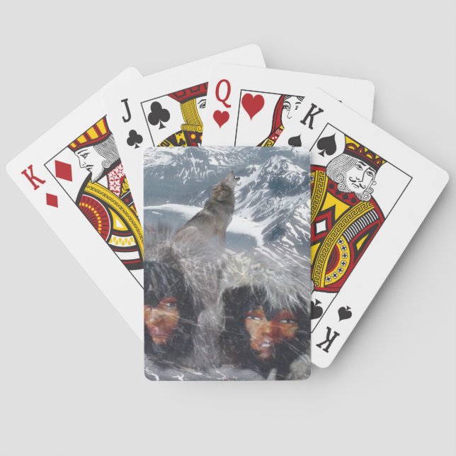 Native Spirit in Alaska Playing Cards (Back)