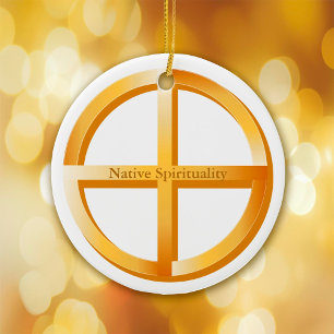 Native Spirituality Ceramic Tree Decoration