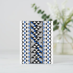 Native Sun and Rain in Blue Card