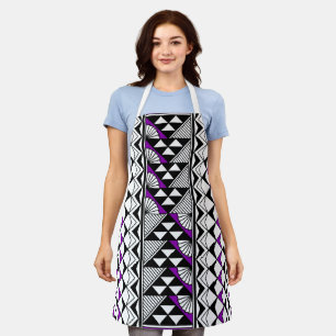 Native Sun and Rain in Purple Apron