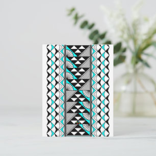 Native Sun and Rain in Turquoise Card