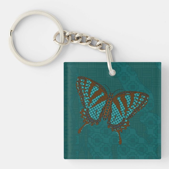 Native Swallowtail Acrylic Keychain (Front)