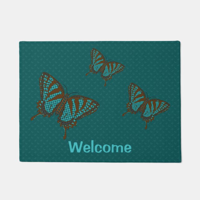 Native Swallowtail Doormat (Front)