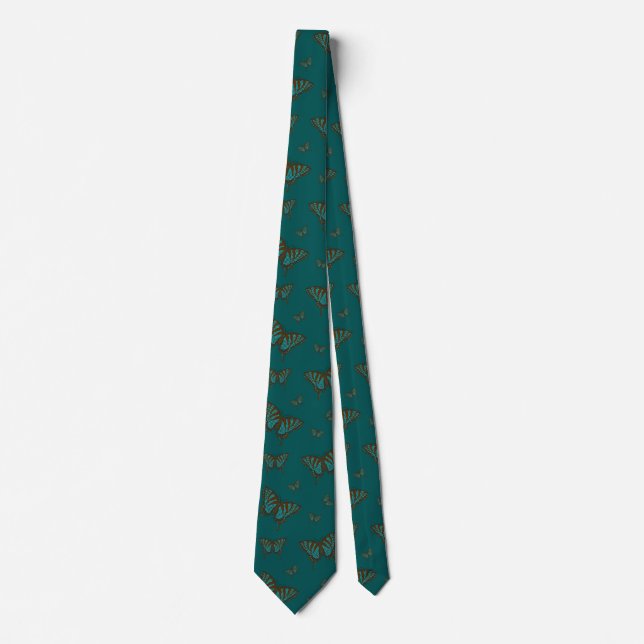 Native Swallowtail Men's Neck Tie (Front)