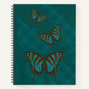 Native Swallowtail Spiral Notebook