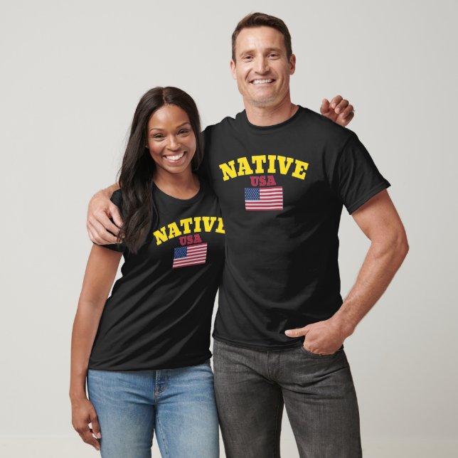 Native Team USA Flag Official true Classic Tees (Unisex)