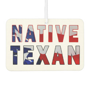 Native Texan Flag Car Air Freshener