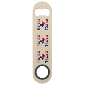 Native Texan Flag Map