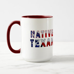 Native Texan Flag Mug