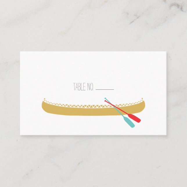 Native Themed | Escort Cards (Front)