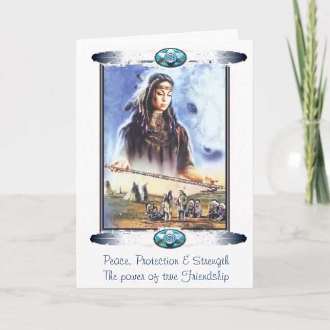 Native Totem Cards: Friendship Card (Front)