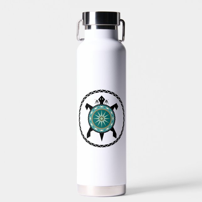 Native Turtle Water Bottle (Front)