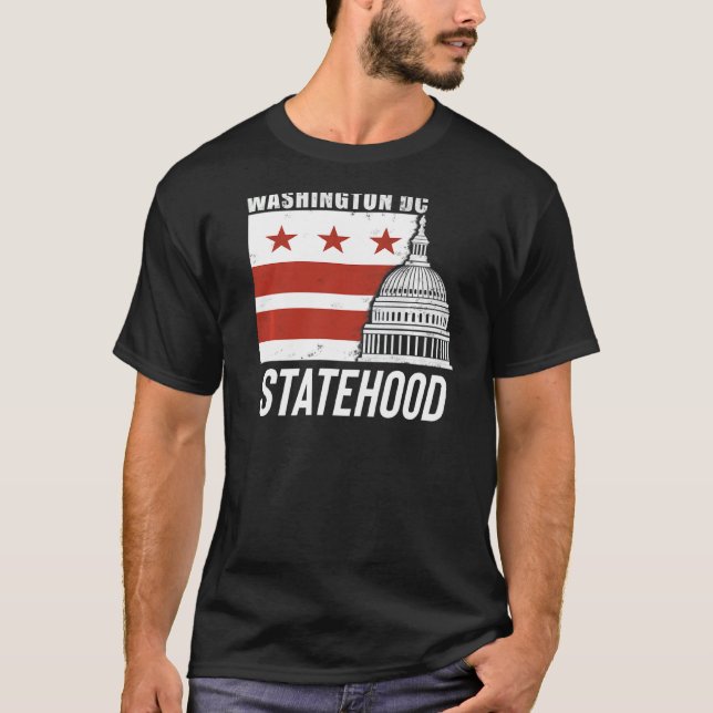 Native Washingtonian State Of Washington D C T-Shirt (Front)