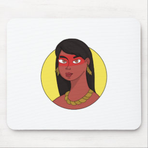 Native Woman Mouse Pad