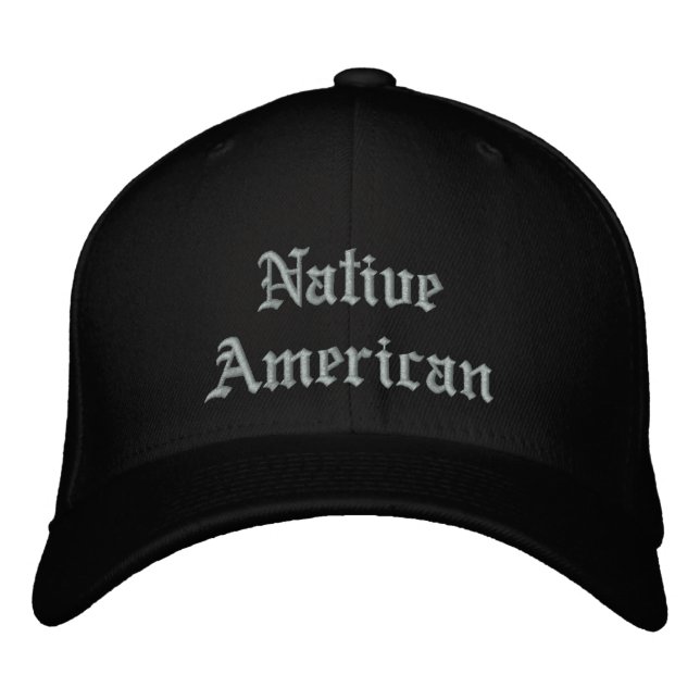 NativeAmerican Embroidered Hat (Front)