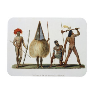 Natives of New Ireland, from 'Voyage autour du Mon Magnet