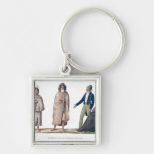 Natives of New Zealand Key Ring