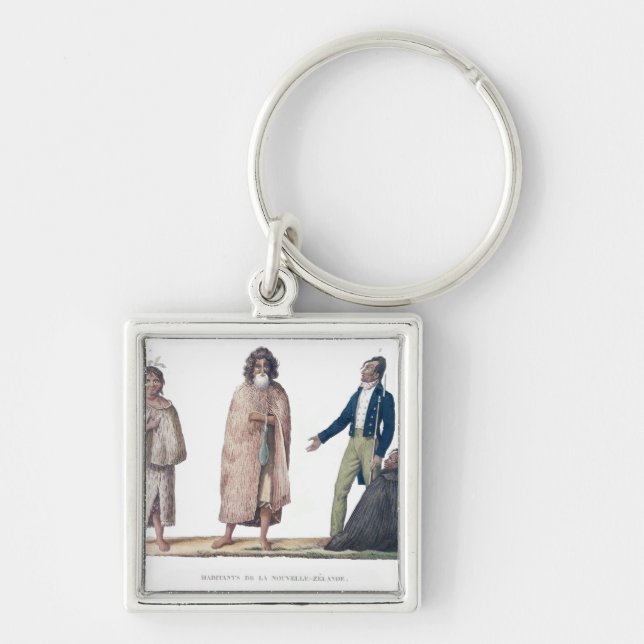Natives of New Zealand Key Ring (Front)