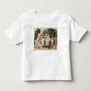 Natives pay homage to their ruler, engraved by Tho Toddler T-Shirt