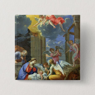 Nativity, 1667 15 cm square badge