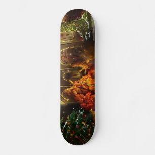 Nativity and Church - The Birth of Christ Skateboard