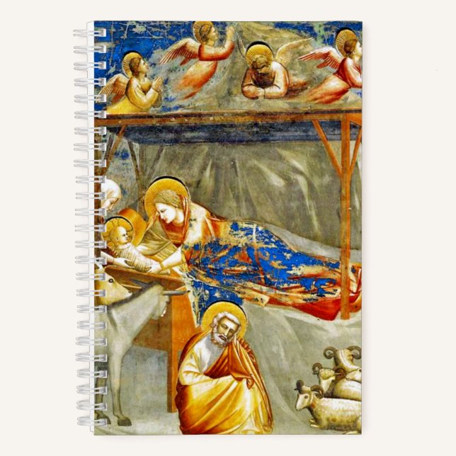 Nativity Birth of Jesus  Notebook (Front)