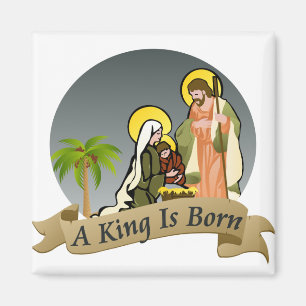 Nativity (Blue) Magnet