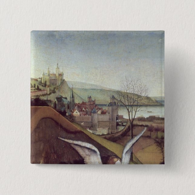 Nativity, c.1425 15 cm square badge (Front)