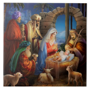 Nativity Ceramic Tile