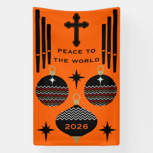 Nativity Christian Christmas Holiday Decor. Banner