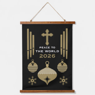 Nativity Christian Christmas Holiday Decor. Hanging Tapestry