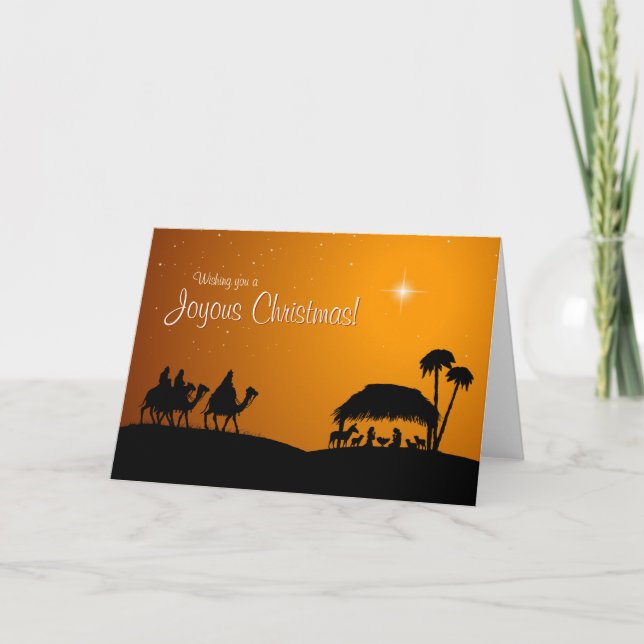 Nativity Christmas card (Front)