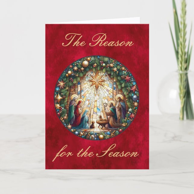 Nativity Christmas Card (Front)