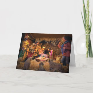 Nativity Christmas Card