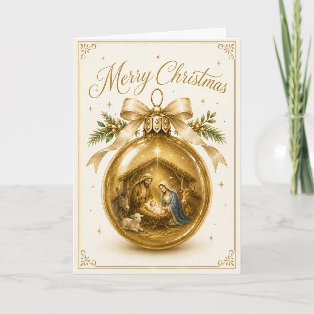 Nativity Christmas Card (Front)