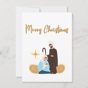 Nativity Christmas card