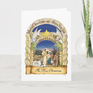 Nativity Christmas Card, Artist Card