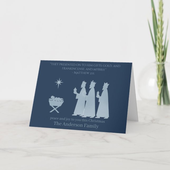 Nativity Christmas Card – Gifts of the Magi (Front)