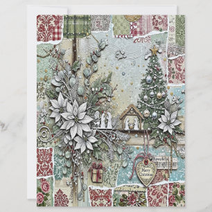 Nativity Christmas craft paper