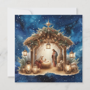 Nativity Christmas Greeting Card