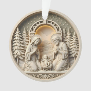 Nativity Christmas Ornament – Holy Family 2