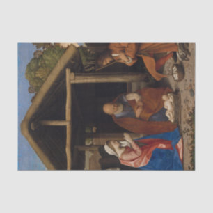 Nativity Crib Adoration of The Shepherds Christmas Tissue Paper